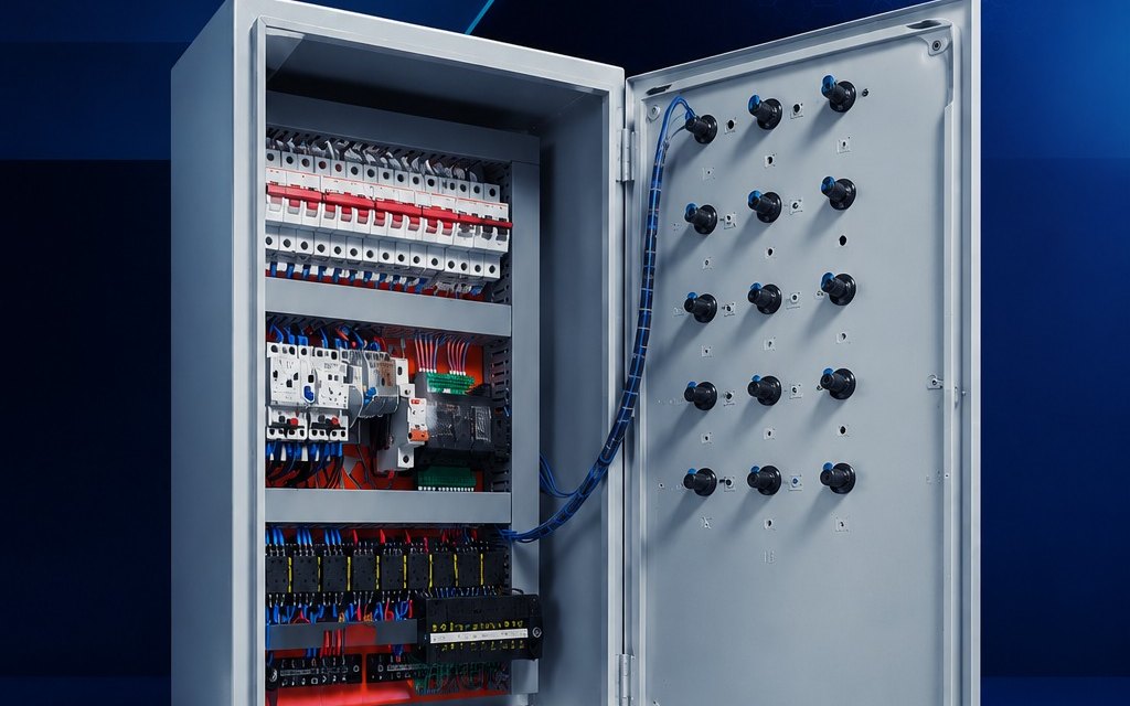 Tablero eléctrico de control y fuerza de fabricación propia
